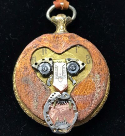 time lion vintage bespoke pendant